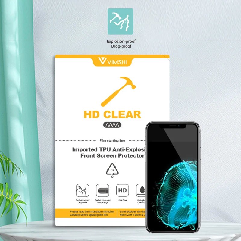 Vimshi Four-Layer Tear-Resistant Non Bubble Water Gel Explosion-Proof TPU Film for Mobile Phones - view 2