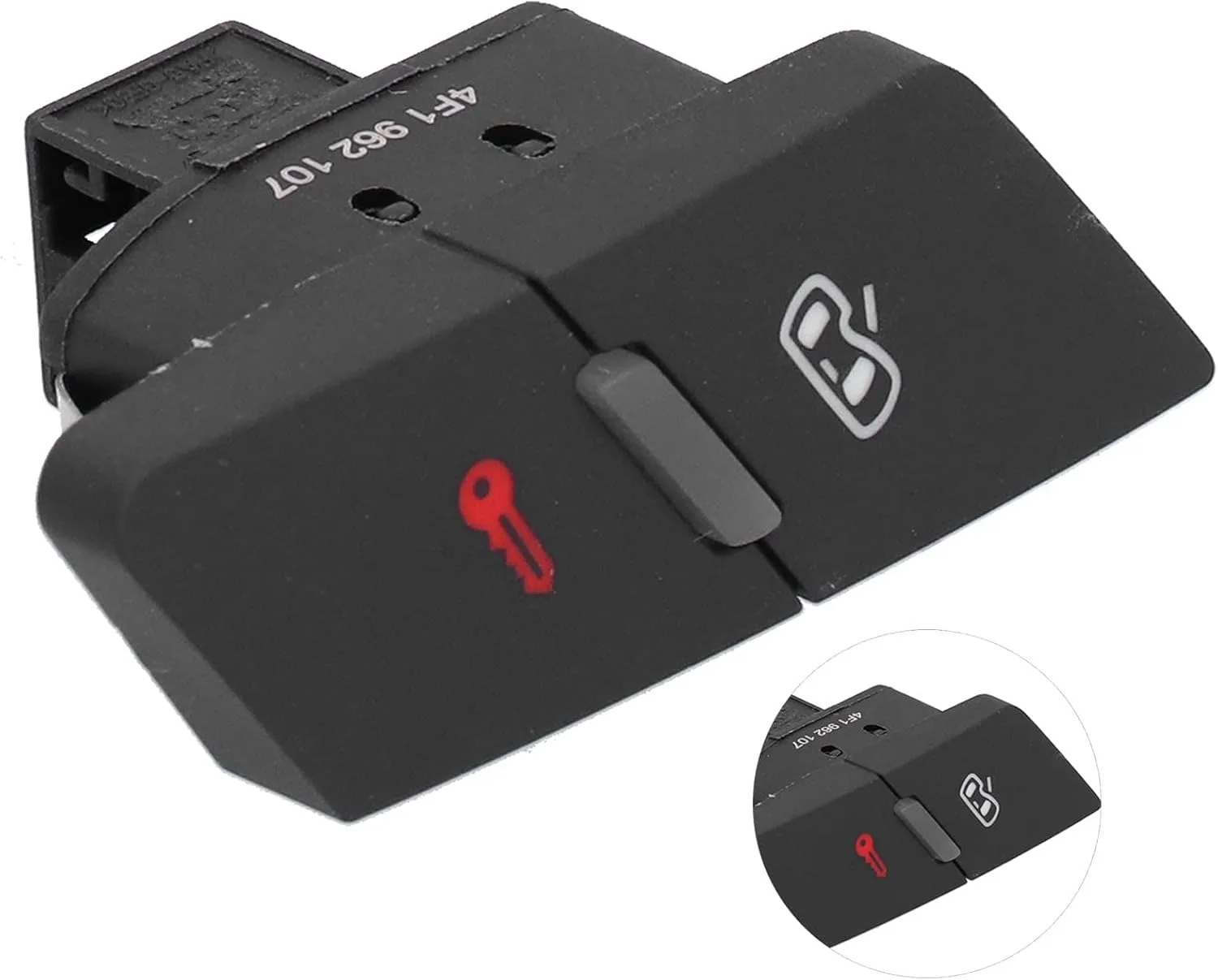 

Переключатель дверного замка автомобиля, кнопка центрального замка, левая передняя 4F1962107 4FD962107 с АБС-пластиком, подходит для A6L 05-08