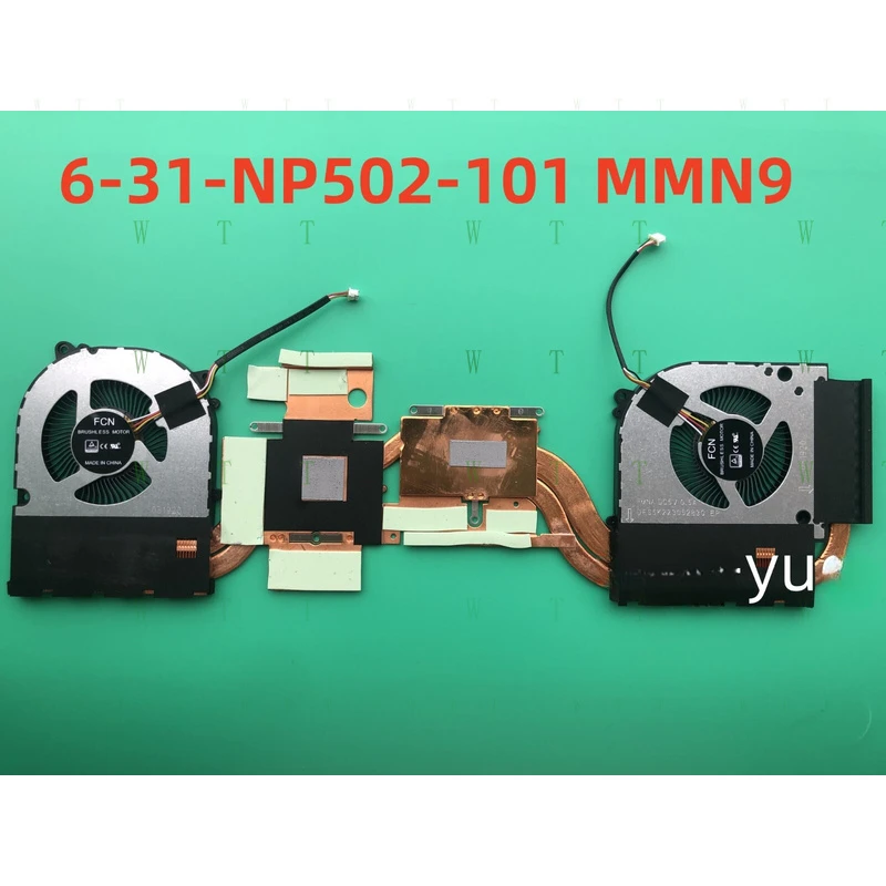 

TT Original for CLEVO NP50DE NP55DE NP55DB NP50D5 FAN HEATSINK 6-31-NP502-101 MMN9