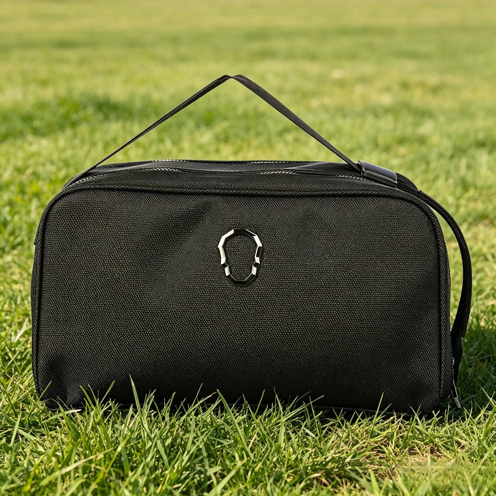 Korean Style Golf Handbag Multilayer Makeup Storage Pouch Sturdy Shape Simple Versatile Golf Accessories Bag