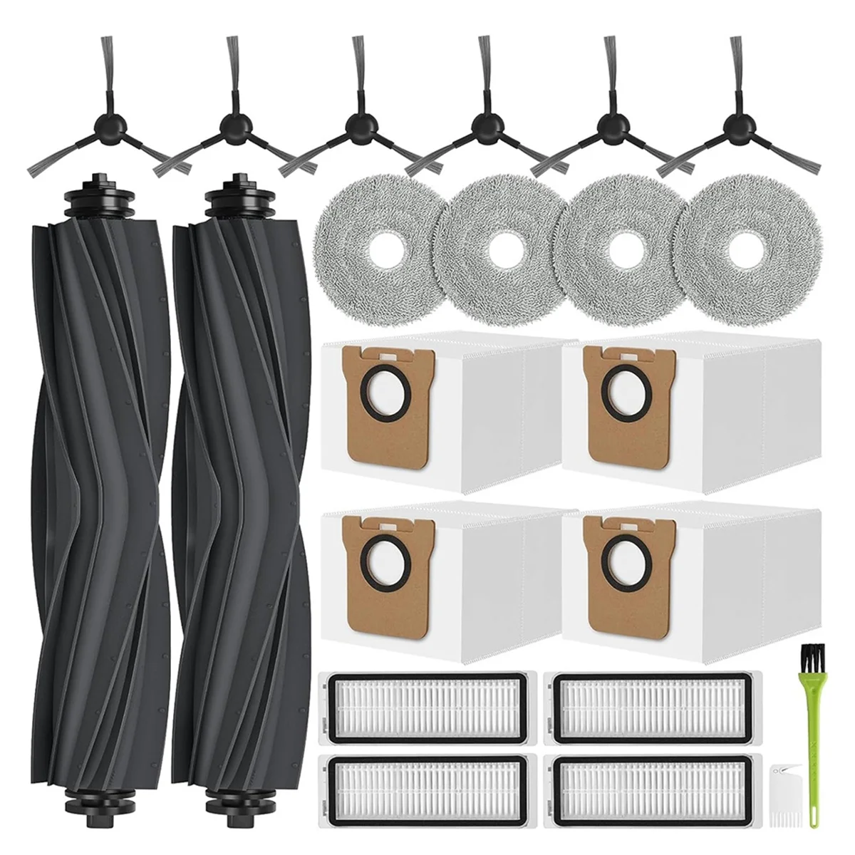 Accesorios para Dreame L20 Ultra Complete / L20 Ultra Juego de accesorios de piezas de repuesto con cepillos principales, bolsas para el polvo