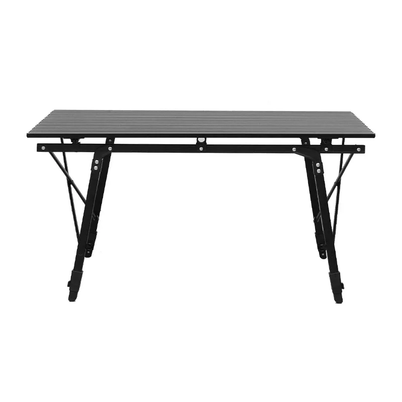 

Lifting folding table Outdoor folding table, camping camping aluminum alloy stall shelves