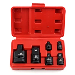 1/2 to 3/8 3/8 to 1/4 3/4 to 1/2 Convertor Adaptor Impact Socket Adaptor Socket Reducer Set for Car Bicycle Garage Repair Tool