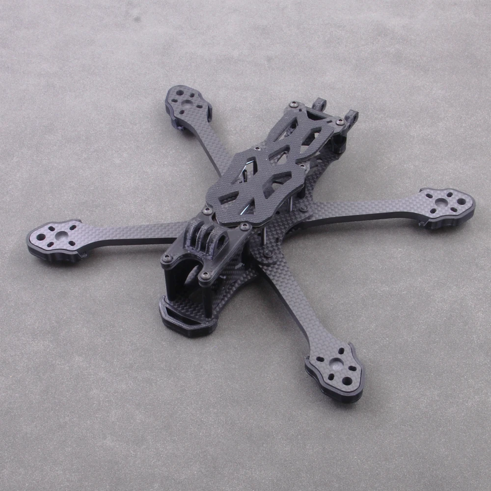 APEX HD Carbon-Faser FPV-Rahmen Freestyle 5/6/7 Zoll Renndrohnen-Teile für 19/20mm Kamera | DJI Air Unit/VISTA VTX Kit/Analog – Detail 3