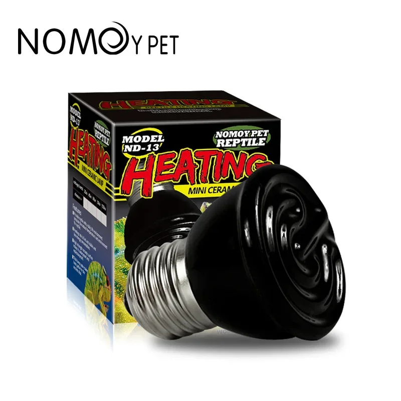 

10 шт., гусеничные мини-товары, тепловые лампы для рептилий, змеи, черепахи, ящерицы, тепловые лампы 20 Вт40 Вт60 Вт, оборудование для нагрева животных