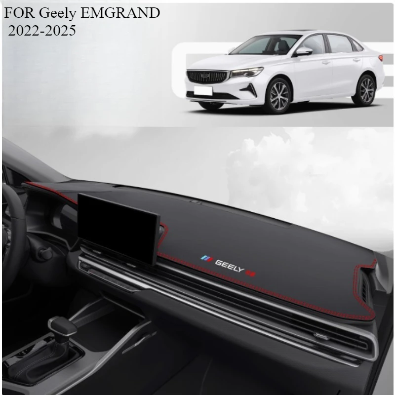 FOR Geely EMGRAND 2022-2025 Car Dash Mat Dashmat Dashboard Mat Cover Sun Shade Dash Board Cover Carpet  Accessories