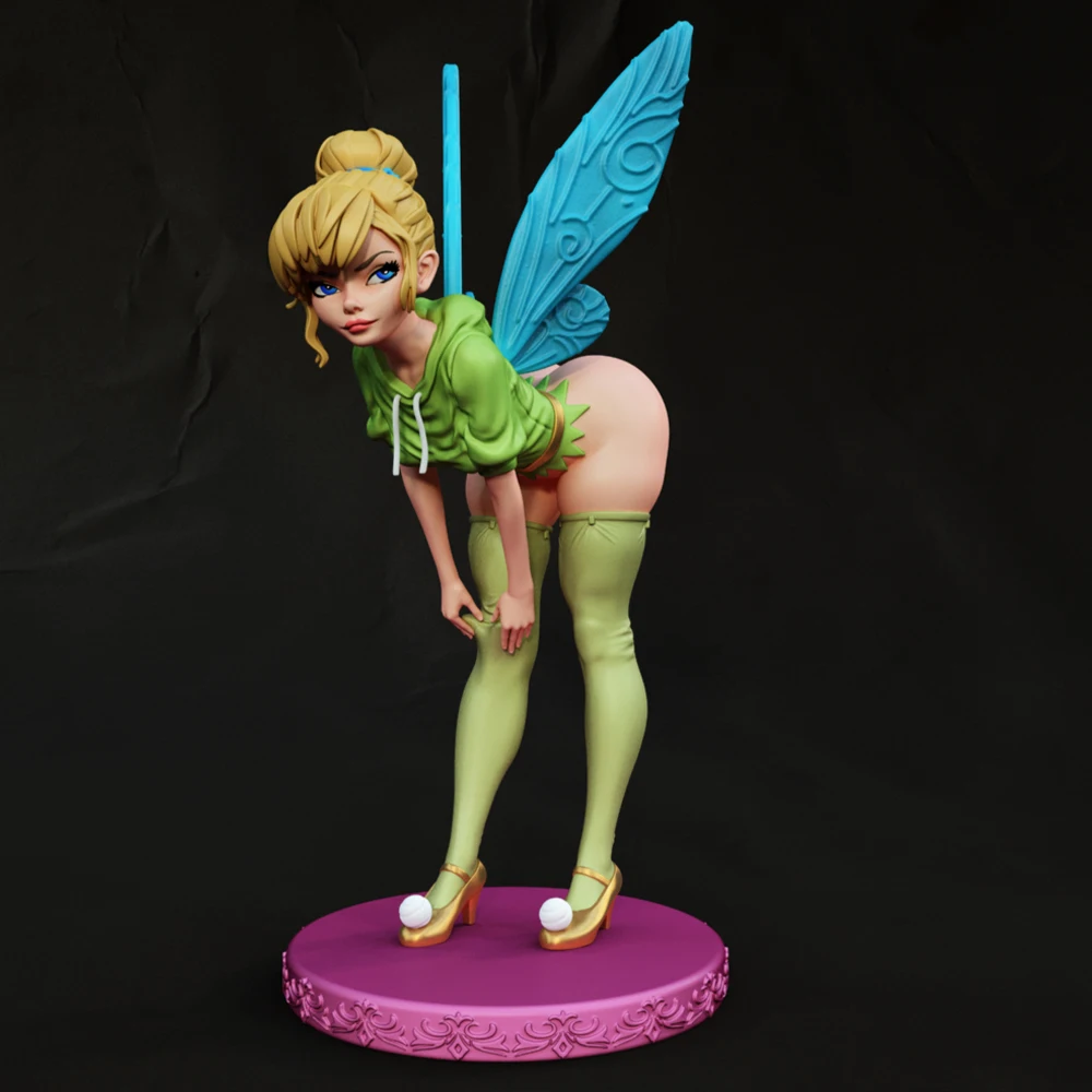 

Миниатюрная неокрашенная сборная модель-фигурка эльфийской феи из смолы, масштаб 1/24, для творчества