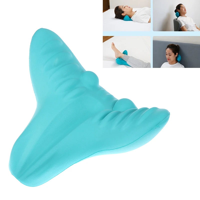 

Neck Shoulder Stretcher Relaxer Cervical Chiropractic Traction Device Pillow for Pain Relief Cervical Spine Alignment Gift