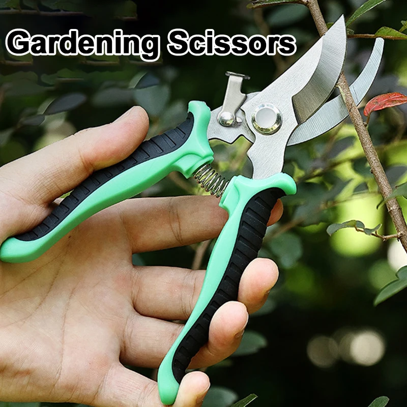 

Professional Pruner Garden Scissors Tree Trimmers Non-slip Manual Pruning Shears Fruit Tree Pruning Household Shears