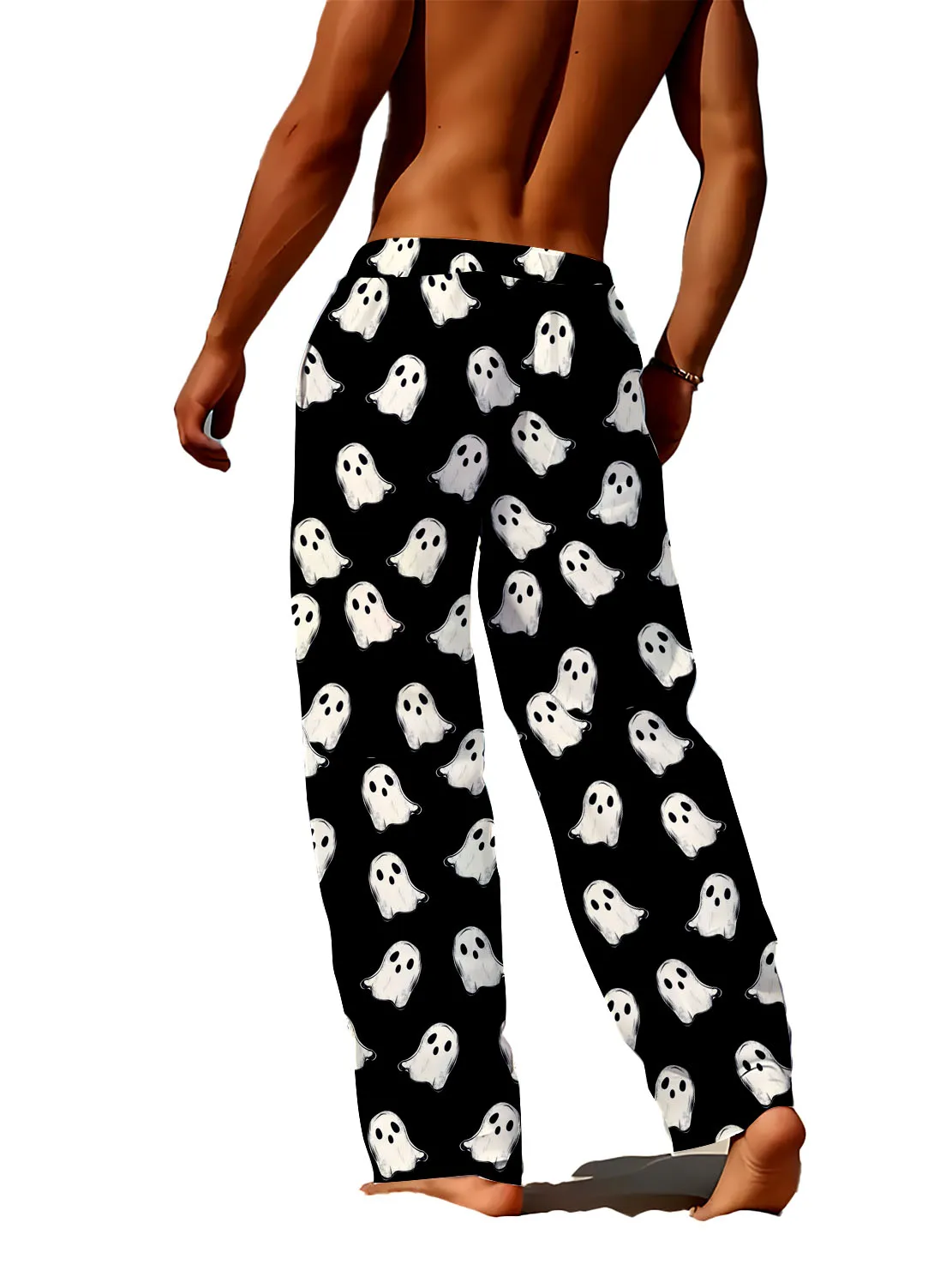 

Весенне-осенние уличные модные мужские брюки с 3D цифровой печатью, повседневные тонкие брюки, быстросохнущие, не выцветающие