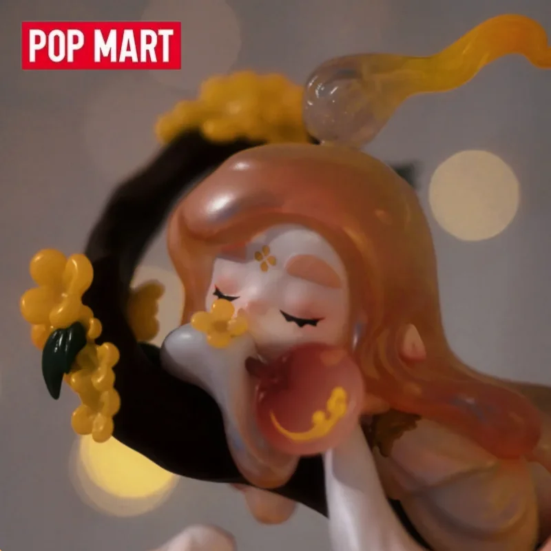 POP MART CHAKA Moon Gazing Serie Blindbox-Spielzeuge Kawaii Anime Actionfigur Caixa Caja Überraschungs-Mystery-Box Puppen Figuren
