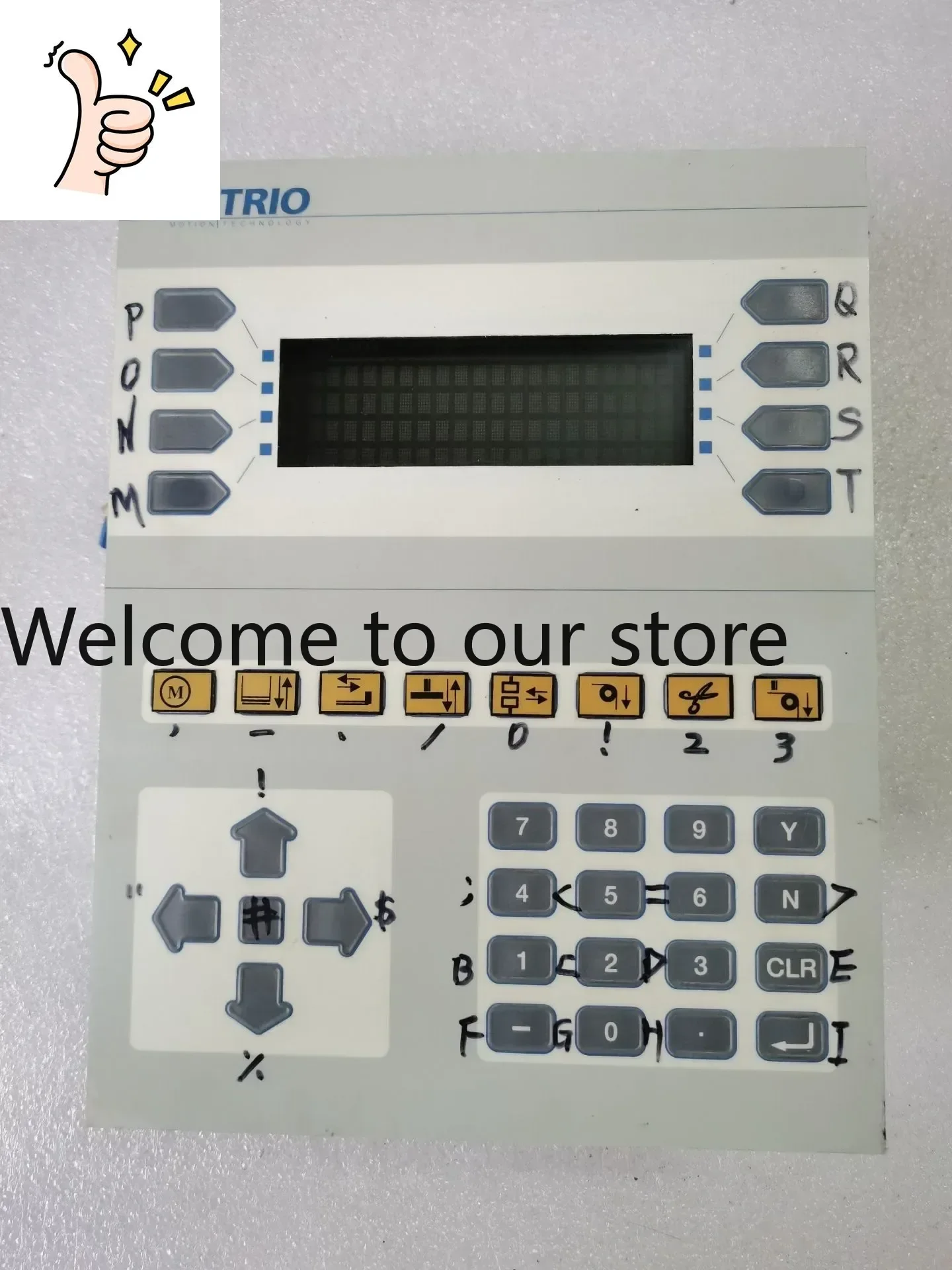 2026 TRIO HMI P503 Original Spot 24 Volt Membrane Keypad