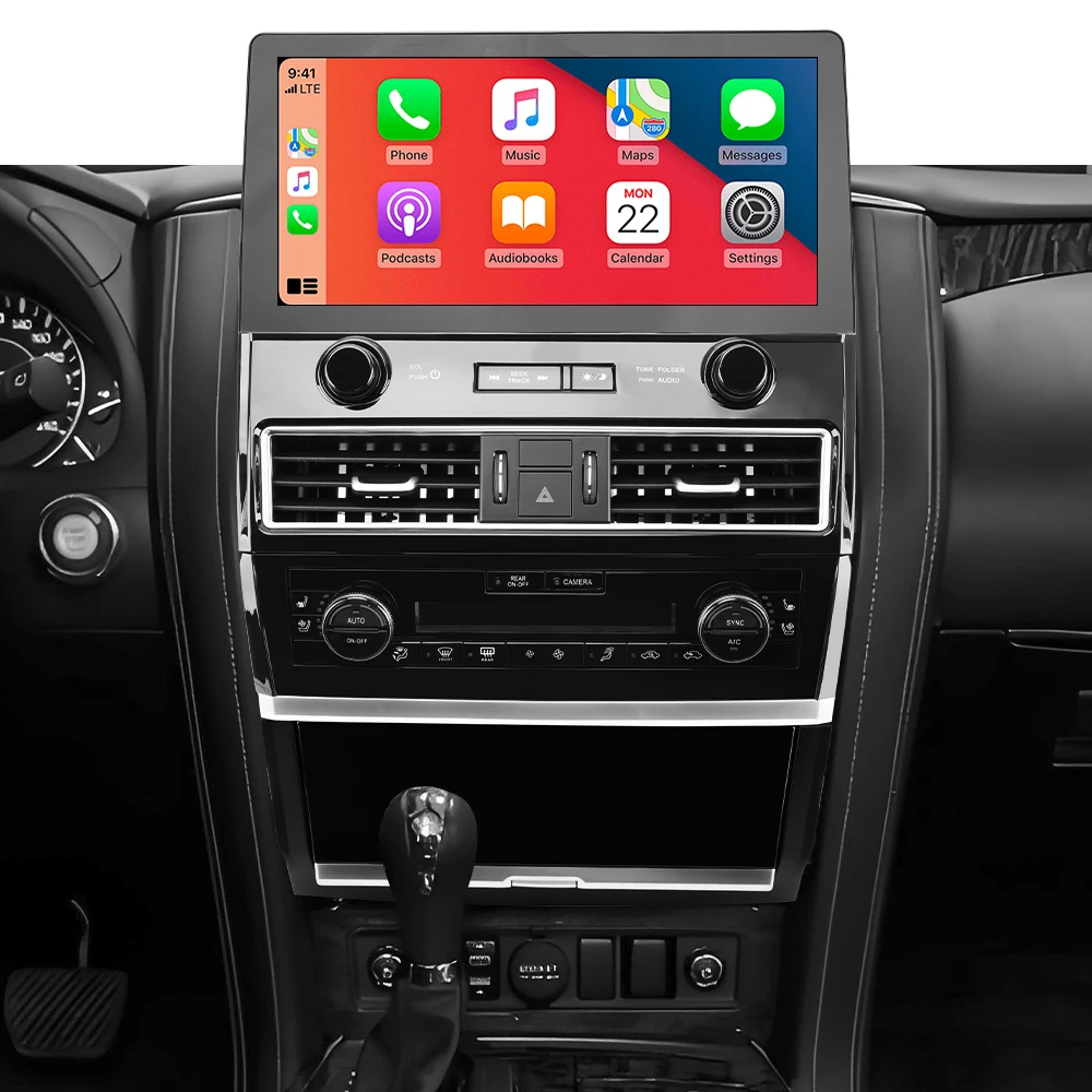 ZWNAV Original System Car DVD Player For Nissan Patrol Armada Y62 2010-2021 13.3 Inch Android Auto Audio GPS Car Radio