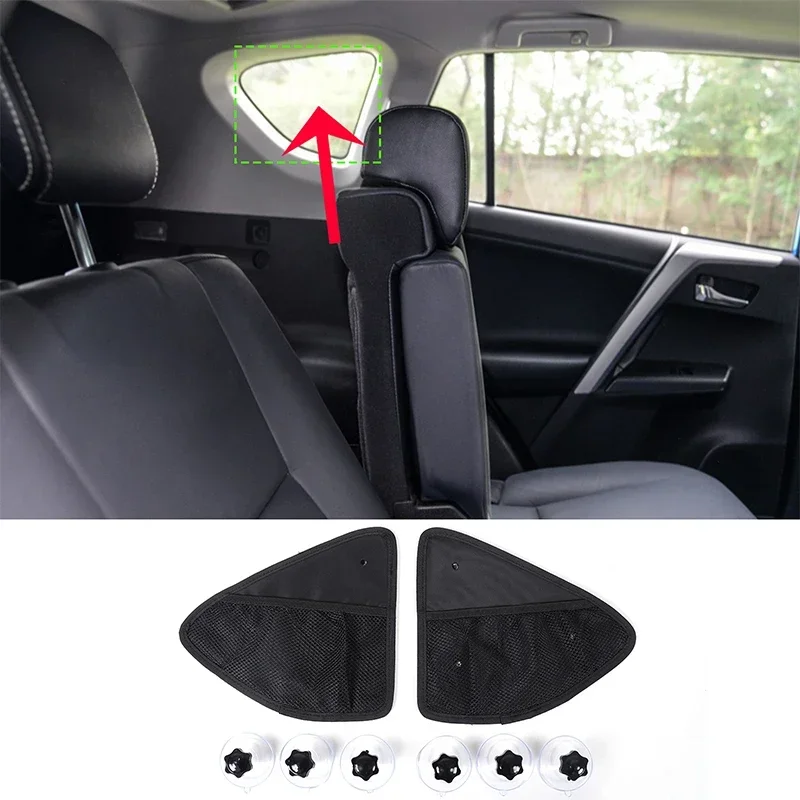 

For Toyota RAV4 2016 Oxford Cloth Car Rear Window Storage Hanging Bag Tool Multifunctional Storage Bag Interior Accessories