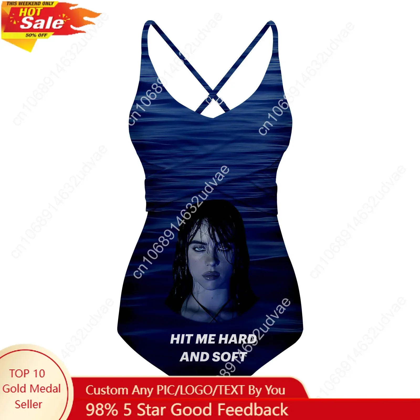 Hit Me Hard and Soft Tour Billie Swimsuit Womens Sling Swimsuits Personalized Sexy Swimwear Bikini Summer Custom Bathing Suits