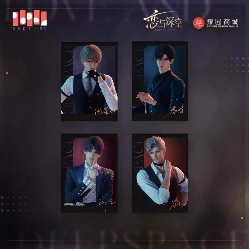 【公式グッズ】Love and Deepspace X Yuyuan Garden Meow's Time! Xavier Zayne Rafayel Sylus コインカードカバー アクリルスタンドバッジ