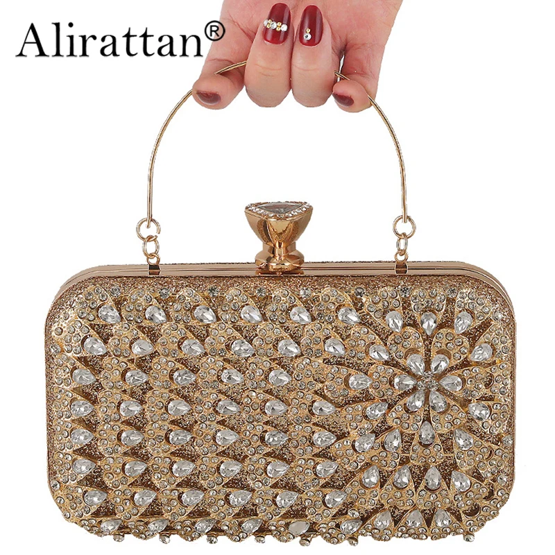 

Alirattan 2024 New Bags for Women Diamond Evening Bag Ladies Handbag Banquet Party Clutch Versatile Dress Evening Bag