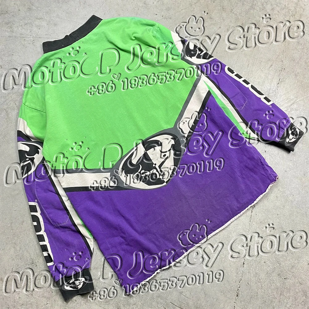 

Vintage 1996 Thor Racing Big Block Motocross Jersey Thor Motocross Made in USA All Over Print Long Sleeve Racing Jersey Shirt