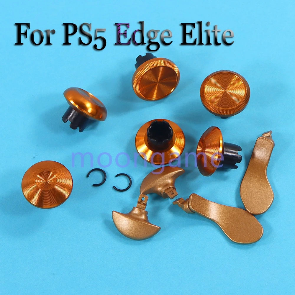 1set Paddle Back Button for PS5 Elite Metal High/Low Rocker Cap Kit Replacement Accessories for PS5 Edge Controller Parts
