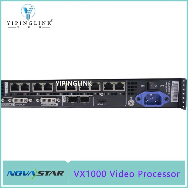 Novastar VX1000 Xử Lý Video Với 10 Cổng LAN Hỗ Trợ Đầu Ra 6.5 Triệu Điểm Ảnh Nova Cho Thuê Đèn LED Video Tường Màn Hình Hiển Thị