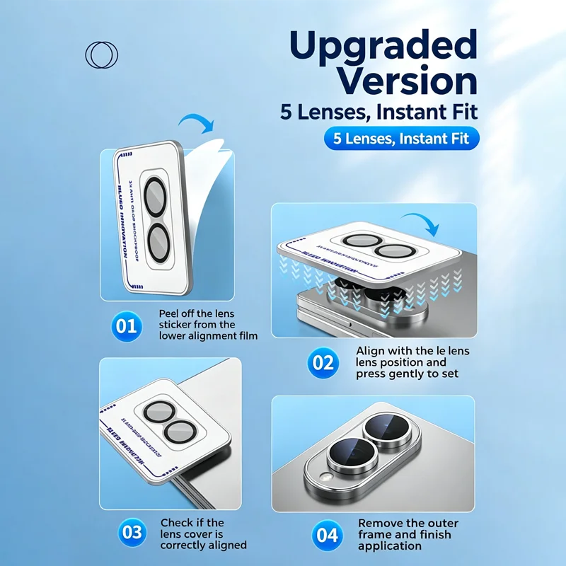 Blueo Camera Protection For Samsung Z Fold 8 Lens Protective Glass for SAMSUNG Z FOLD 8 ULTRA Film