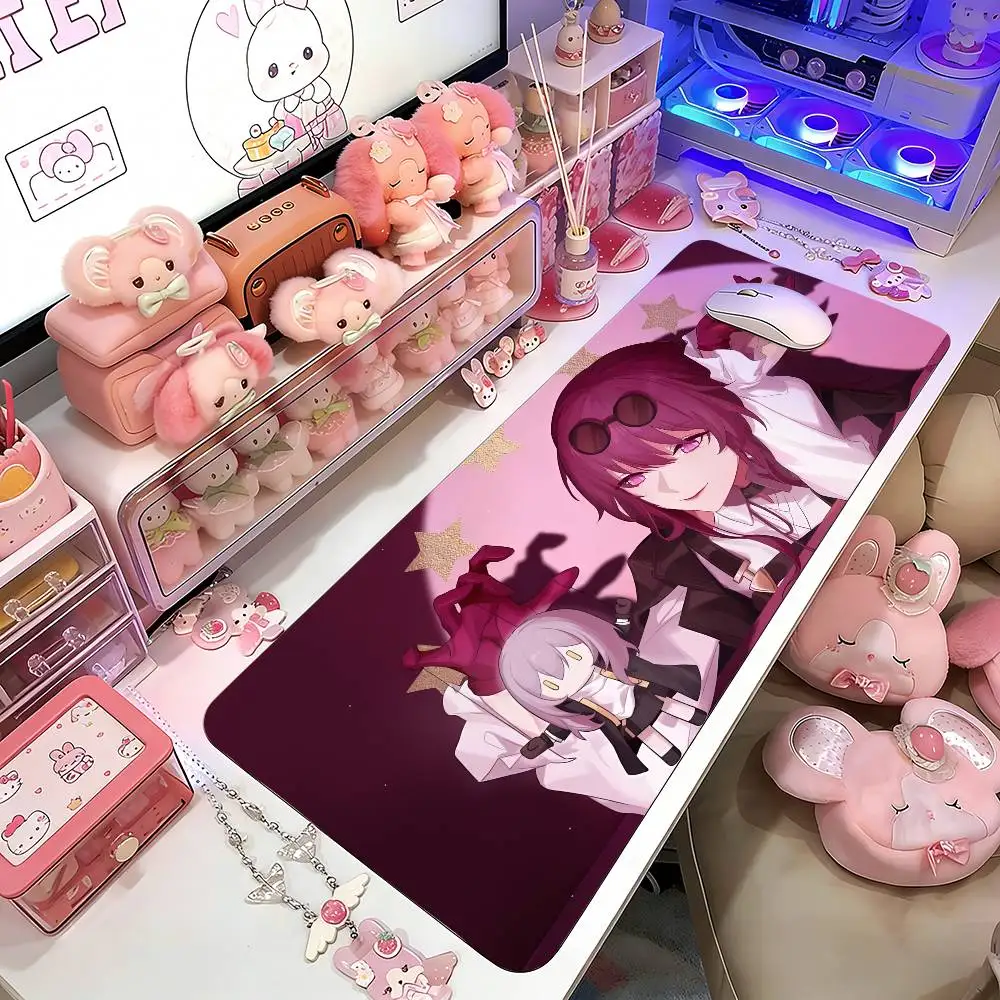 

Коврик для мыши Kafka Honkai Star Rail, игровой настольный коврик, коврик для мыши с изображением Сакуры, аниме-коврик для офиса, коврик для геймеров, для клавиатуры и компьютерных столов