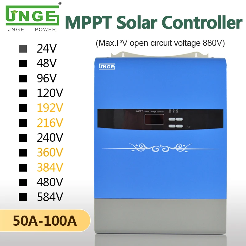 MPPT 480v High Voltage Wifi Solar Charge Controller 100amp