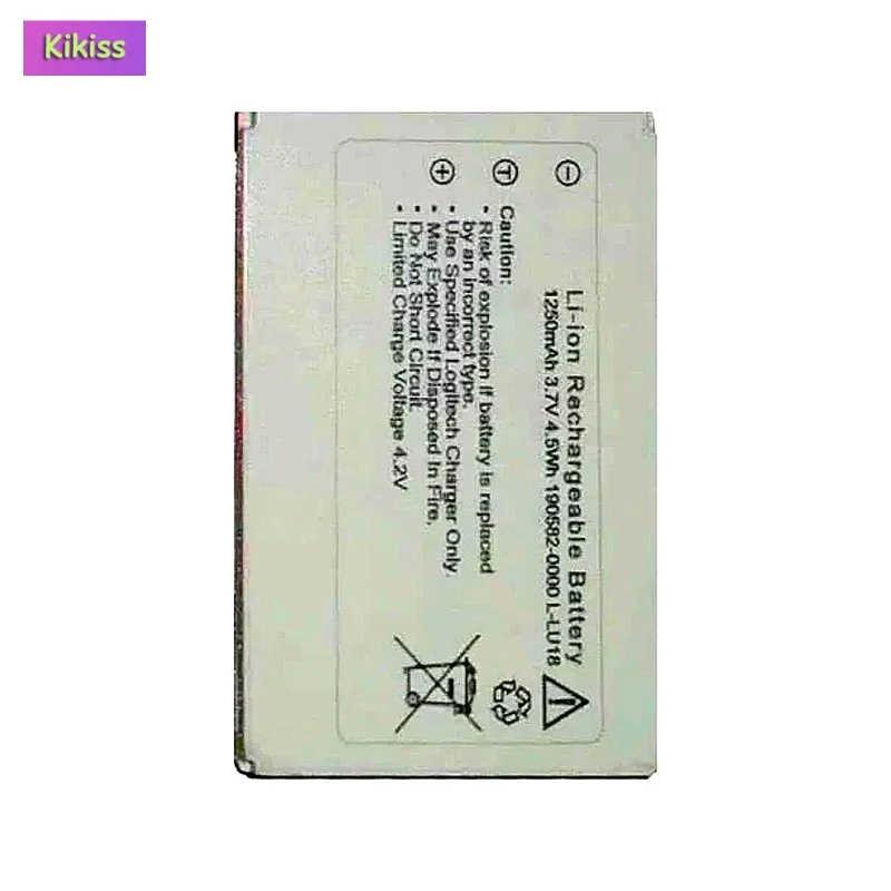 Battery For Logitech Harmony 915 1000 1100 1000i L-LU18 LU18 L52B C-LR65 C-RL65 Remote Control L-LU18(Harmony 1000)