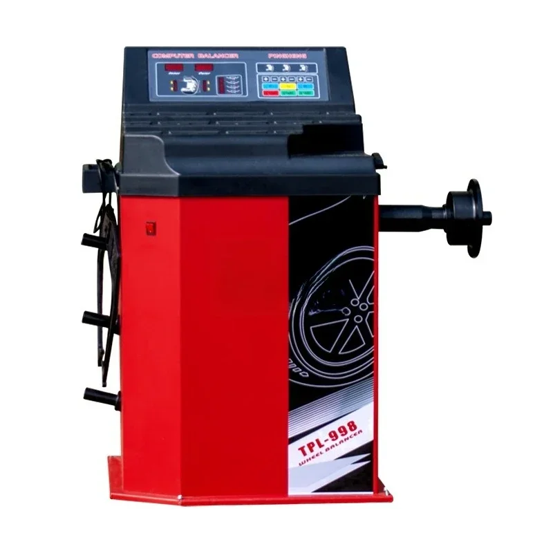 Fully automatic wheel balancing machine, small and medium-sized cars automatically find some tire movement