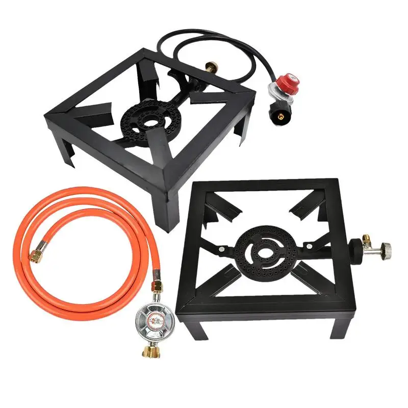 Portable Cast Iron Camping Stove Portable Fire Control Stove Large Outdoor Stove Kit Ring Burner Helper For Backyard Gatherings