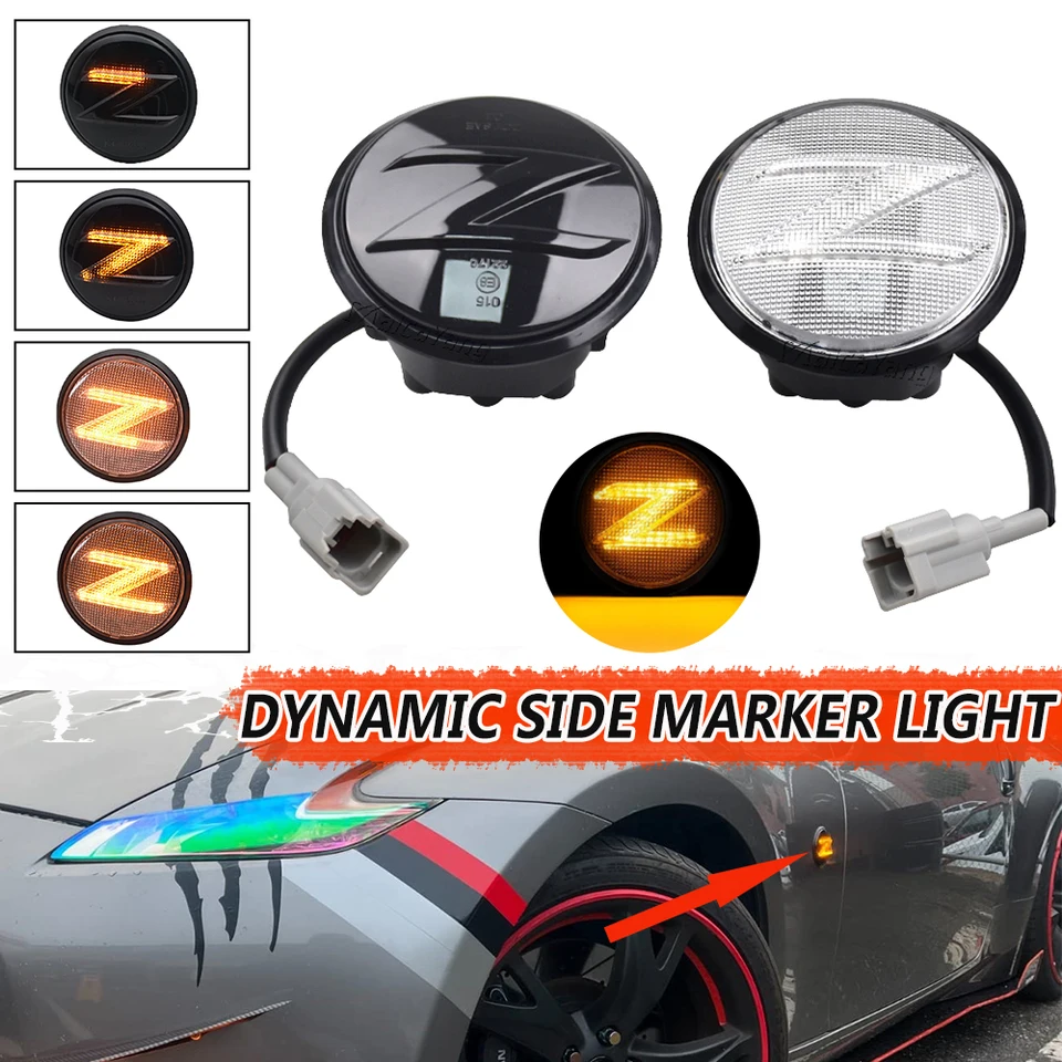 アクセサリー I.S 2X Led Dynamic Side Marker Light Signal Sequential Blinker