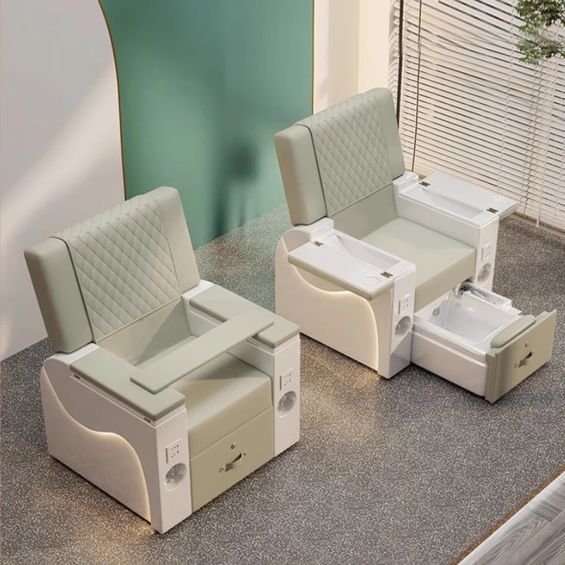Ванна для ног Акцент Педикюрные стулья Услуги ресниц Маникюрный салон Гостиная Салон красоты Педикюрные стулья Мебель на руку Poltrona Lsxzy