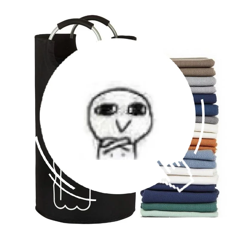 

82L Empty Bottle Storage Basket Folding Kitchen Wastewater Bottle Collector Bag With Aluminum Handle Large Capacity Bin