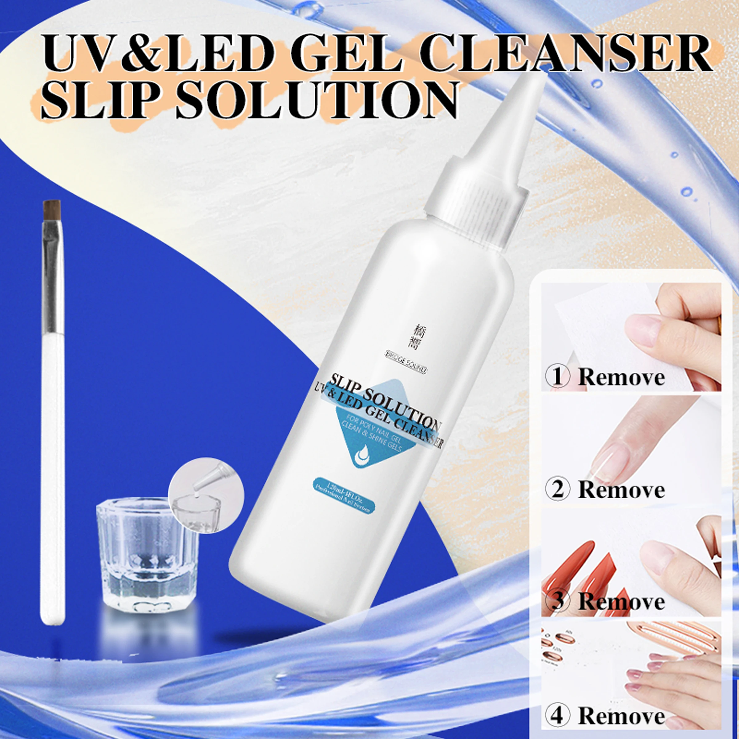 ชุดน้ำยาทาเล็บโพลีเจลขนาด120มล. (+ ปากกาและ sloki kaca หยิบจับ) เจลเรียบไม่มีฟอง/ไม่สม่ำเสมอต่อต้านคุณสมบัติเพื่อความยั่งยืน