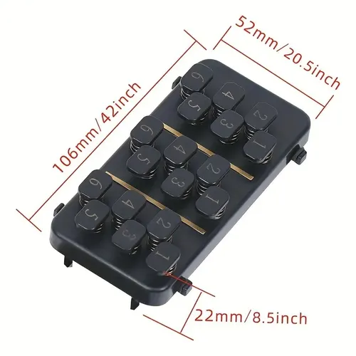 Imagen 2 del producto Kit de herramientas de entrenamiento para principiantes, cuerda de guitarra de fácil presión, herramienta de aprendizaje asistido, 18 botones, un clic