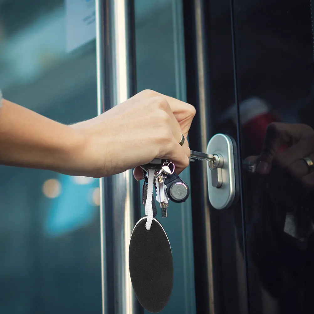 

Set of 4 Floating Eva Oval Keychains Durable Foam Key Ring for Boating Swimming Pool Outdoor Sports Accessories Float Keychain