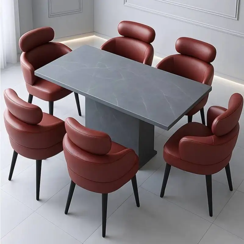 Silla de comedor de lujo con decoración, reposabrazos, silla de comedor italiana negra, cómoda y relajante, Sillas de Comedor de diseño, muebles para el hogar