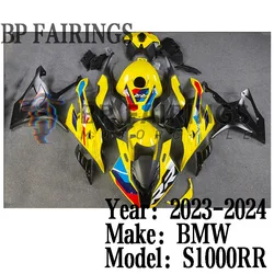 For BMW S1000RR 2023 2024 Fairing Accessories Full Fairings Panel Kit Higher Quality ABS Plastic Injection set Yellow