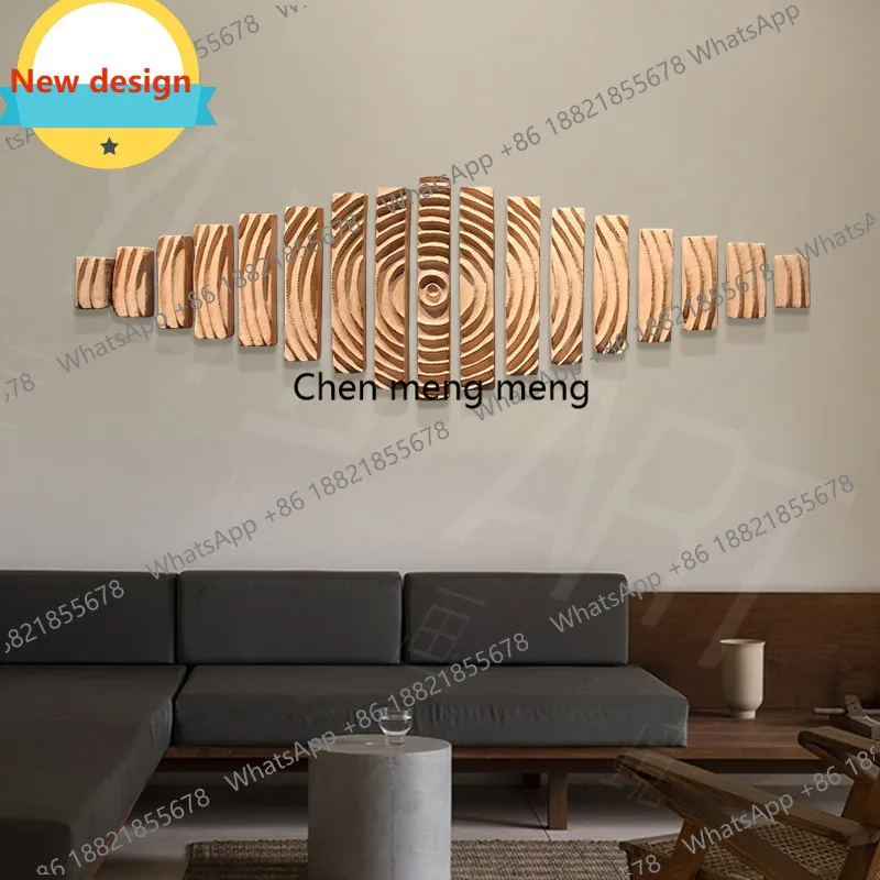 c139 Wabi-sabi three-dimensional carving combination tea room zen decorative painting three-dimensional sand living room