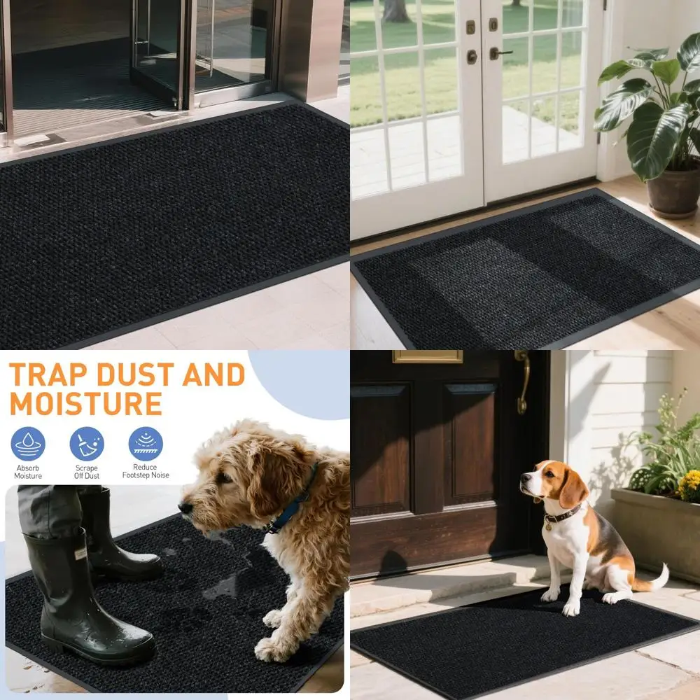 

Customizable 3ft x 16ft Non-Slip Entrance Mat for Indoor and Outdoor Use, Commercial Grade Easy Clean Door Mat with Low Profile