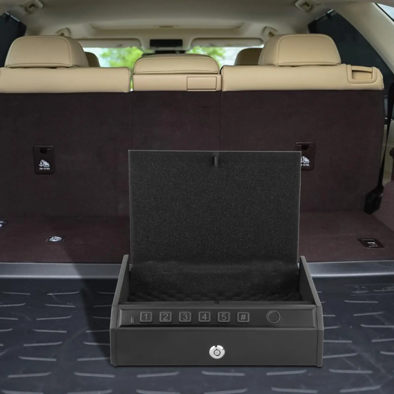 Portable Safe, Security Case, Quick Access Storage Box, Mini Insurance Storage