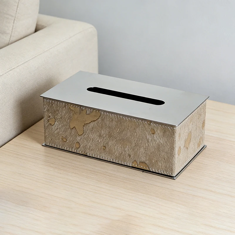 

Modern Tissue Box Luxury Simple Bedroom Tissue Boxes Living Room Restroom Creative Napkin Case Home Decorative Napkins Boxes