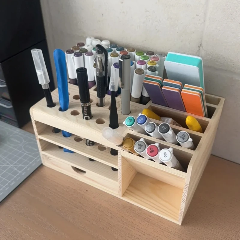Separate Tool Box Large Capacity Part Storage Rack Multifunctional Makeup Brush Organize Shelf Screwdriver Repair Tool Socket