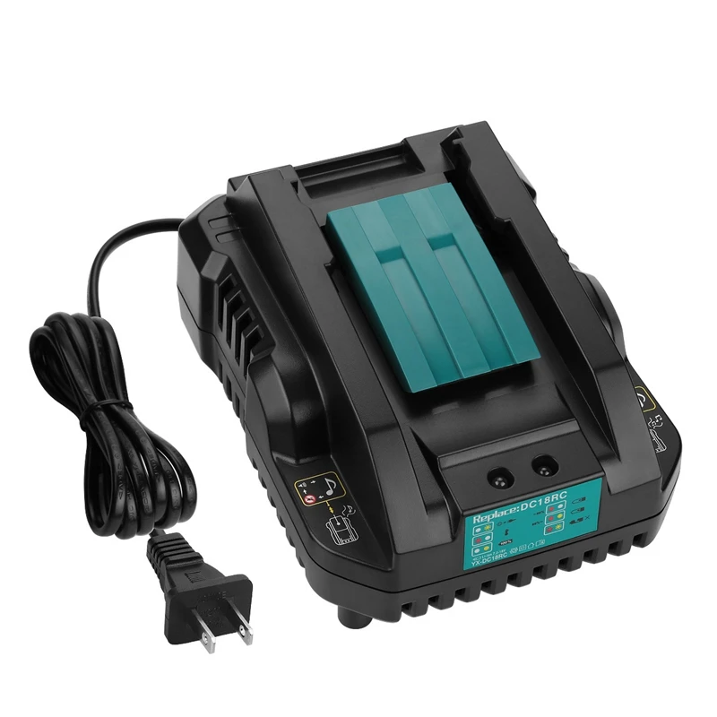 AT14 DC18RC 14.4V 18V Li-Ion Battery Charger 4A Charging Current For Makita Bl1830 Bl1430 Dc18rc Power Tool Battery