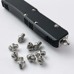 Stainless Steel Ceramic Call Material Knife Replace Part Glass Breaker Tool for Microtech Ultratech UTX-85 Troodon Dirac Knives