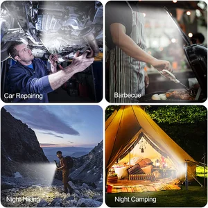 Portable magnetic lantern COB LED, USB rechargeable torch, lantern inspection light, camping, car repair lamp, 1-10pcs 8 Main Sales Accessories RAM 700 - №3