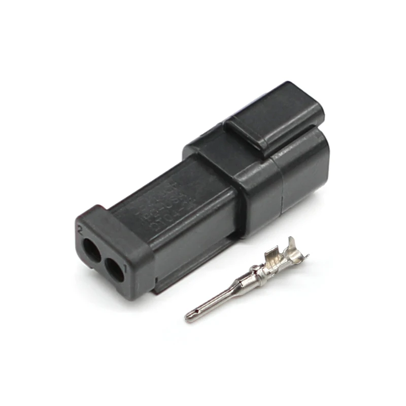 DT04-2P-E005  Flat Cover 2pin Manufacturer Direct Sales  DT Series  Automotive Plug Waterproof Connector  Additional terminal