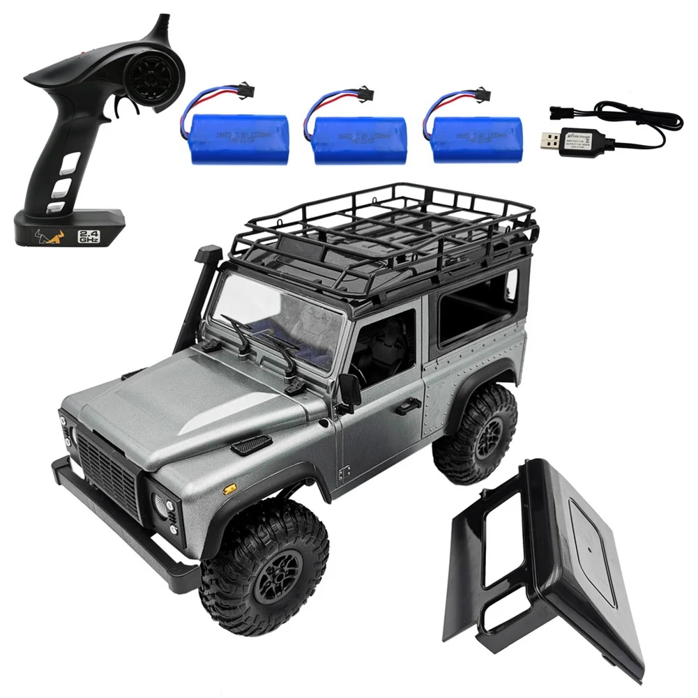 For 1:12 MN Model RTR Version WPL RC Car 2.4G 4WD MN99S MN99-S RC Rock Crawler D90 Pickup Remote Control Truck Toys,3 A