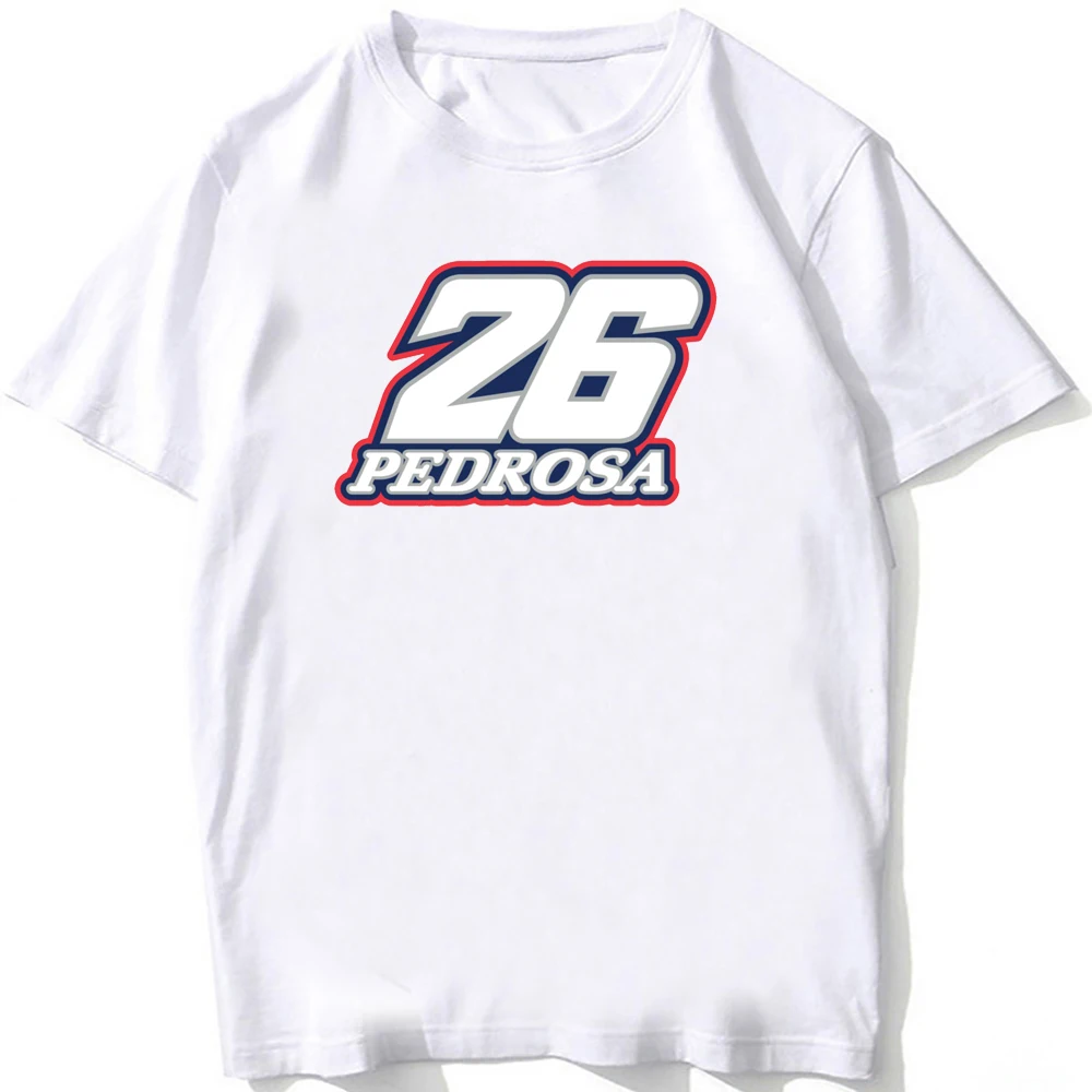 Dani Pedrosa 26 GP Official Samurai  T-Shirt New Summer Men Short Sleeve GS Adventure Casual White Tops Motorcycle Rider Tees