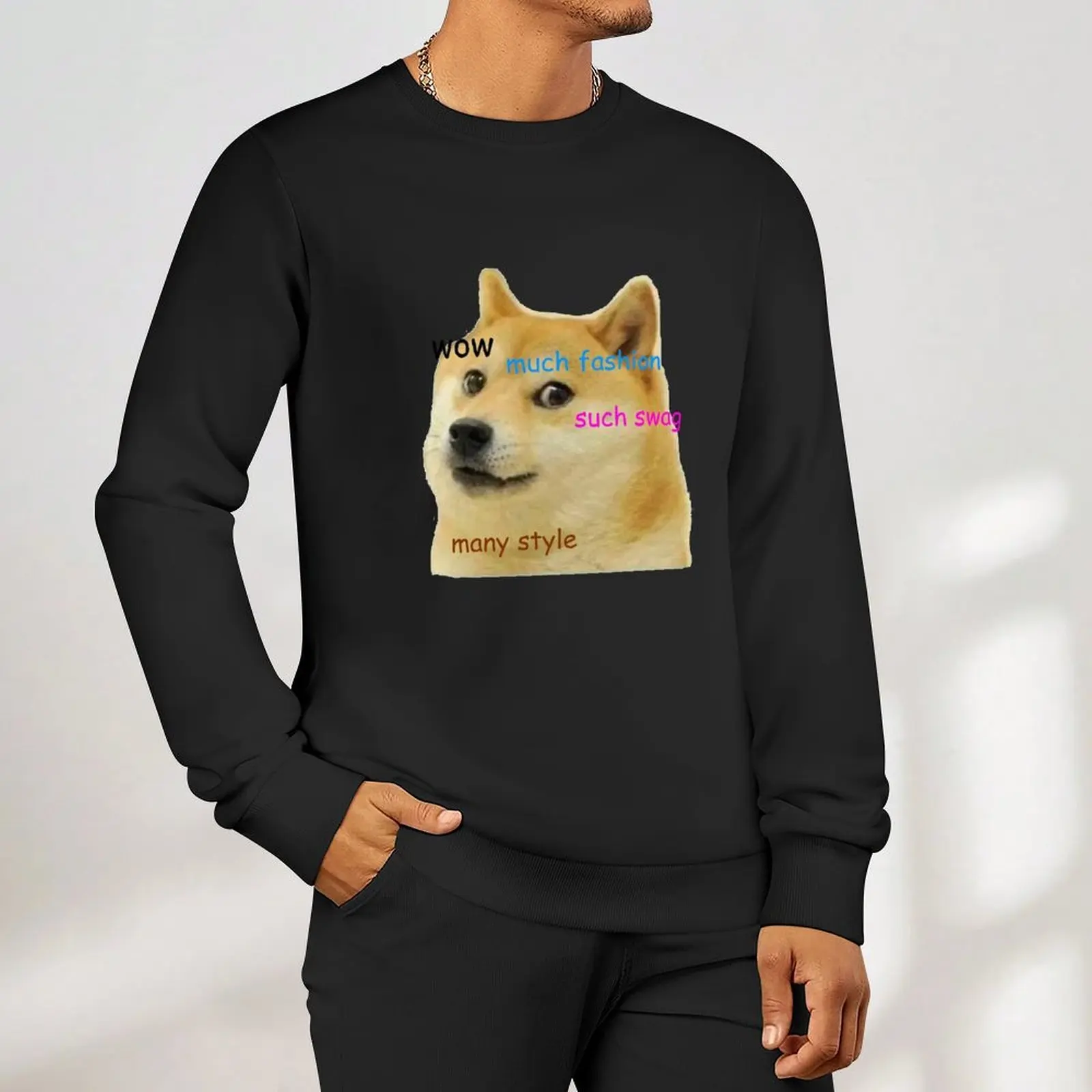 Doge السترة أزياء الرجال الخريف سترة الرجال رياضية الرجال الخريف منتجات جديدة بلوزات الجمالية